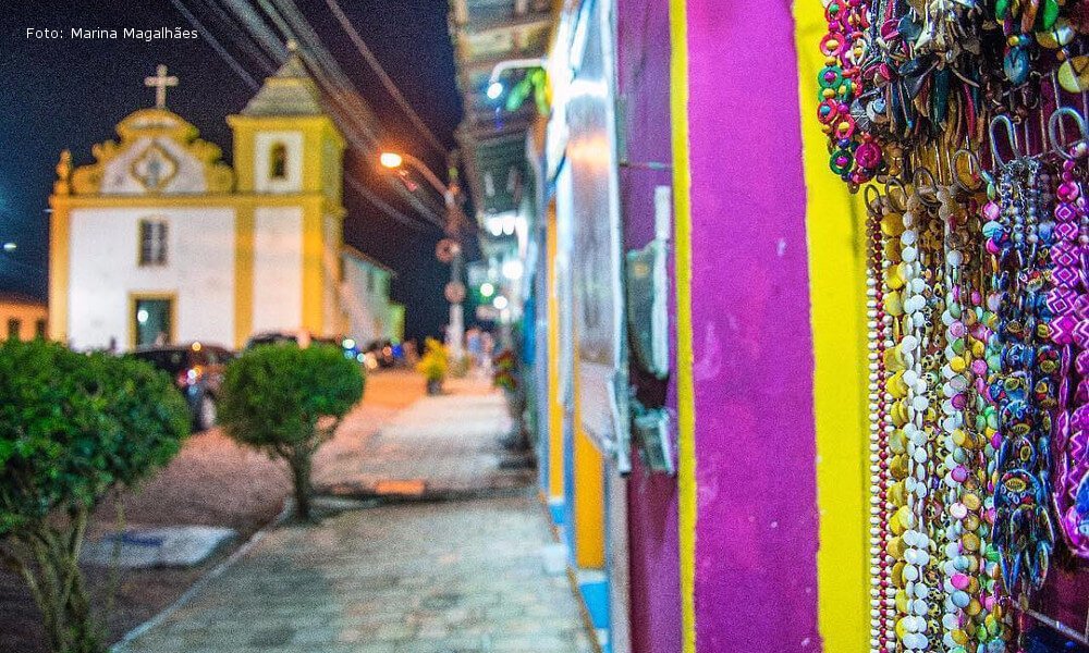 Praça da Igreja - Arraial d'Ajuda, Porto Seguro, Bahia.