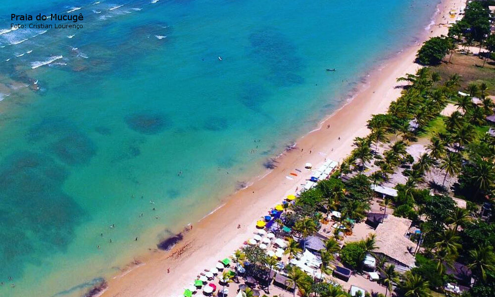 Praia do Mucugê - Arraial d'Ajuda, Porto Seguro, Bahia.