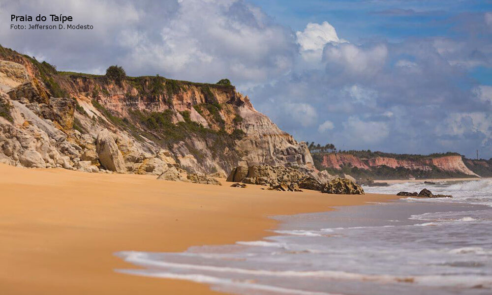 Praia do Taípe - Arraial d'Ajuda, Porto Seguro, Bahia.