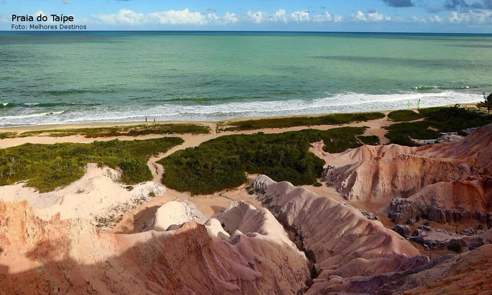 Praia do Taípe - Arraial d'Ajuda, Porto Seguro, Bahia.